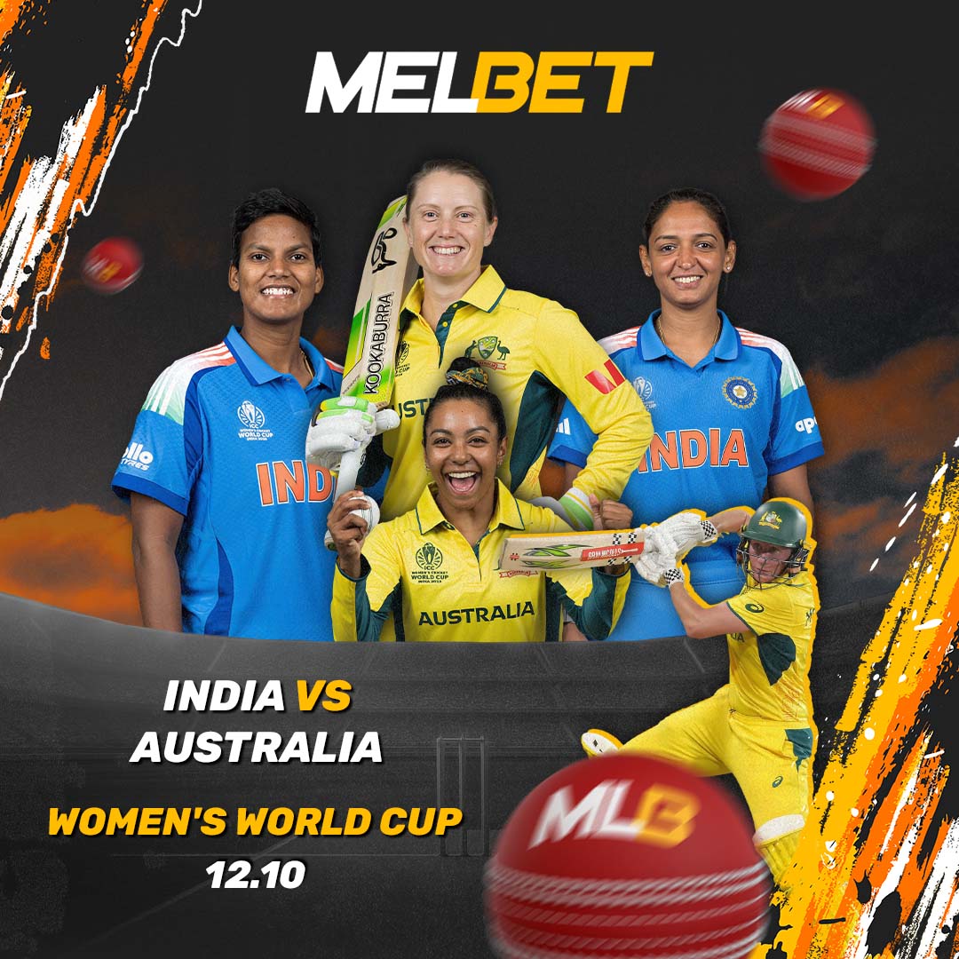 🇮🇳 IND Women vs AUS Women 🇦🇺
Get ready for a blockbuster showdown at the Women’s World Cup 2025! 💥
💰 Score up to 2,700 INR Freebet this season!
Cheer louder, play smarter, and win bigger! 🙌 bit.ly/wwcxa

#INDvAUS #WomensWorldCup2025 #CricketFans #MelbetIndia