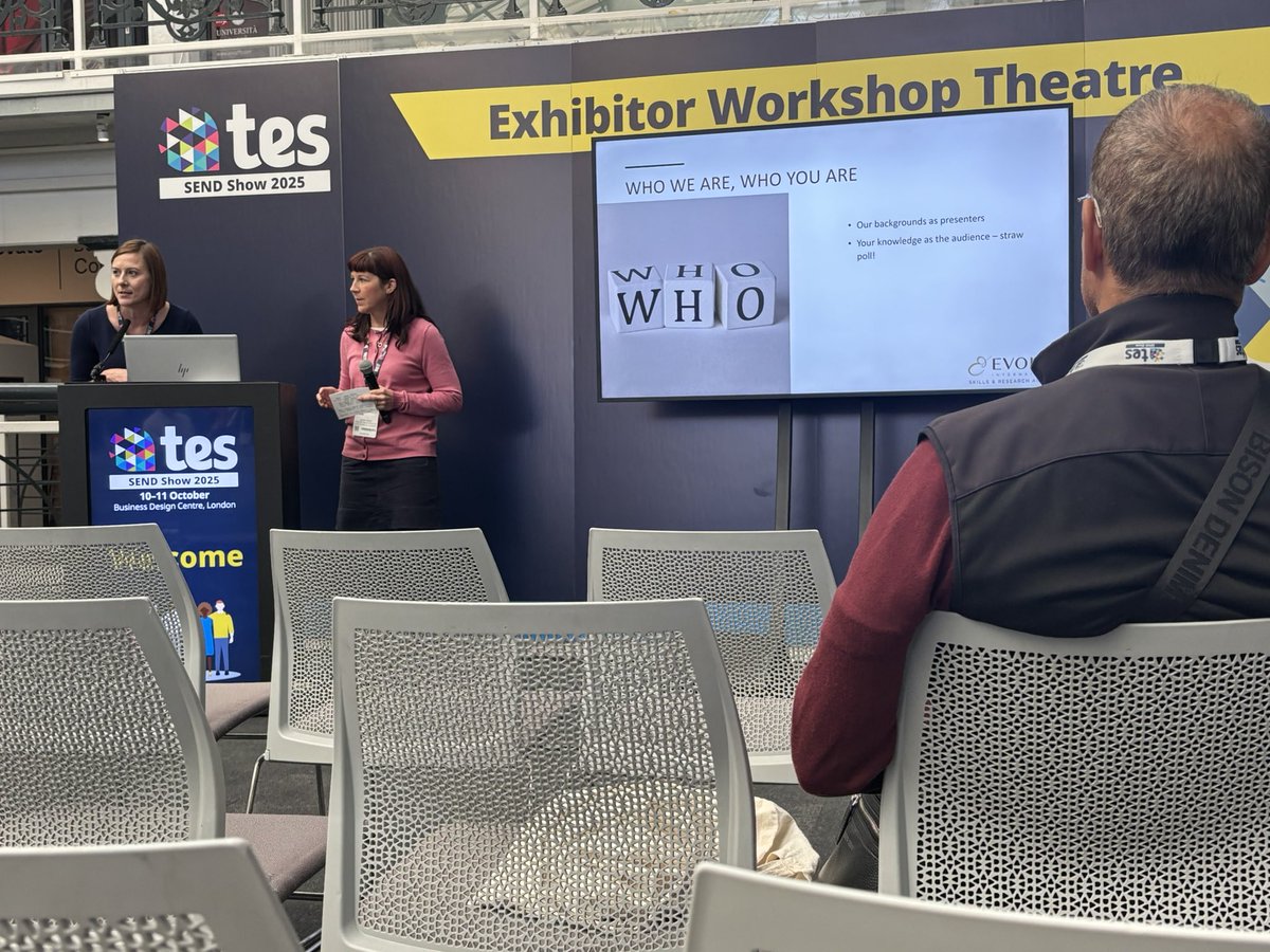 Spending today at the SEND Show. So much information and time for discussion.