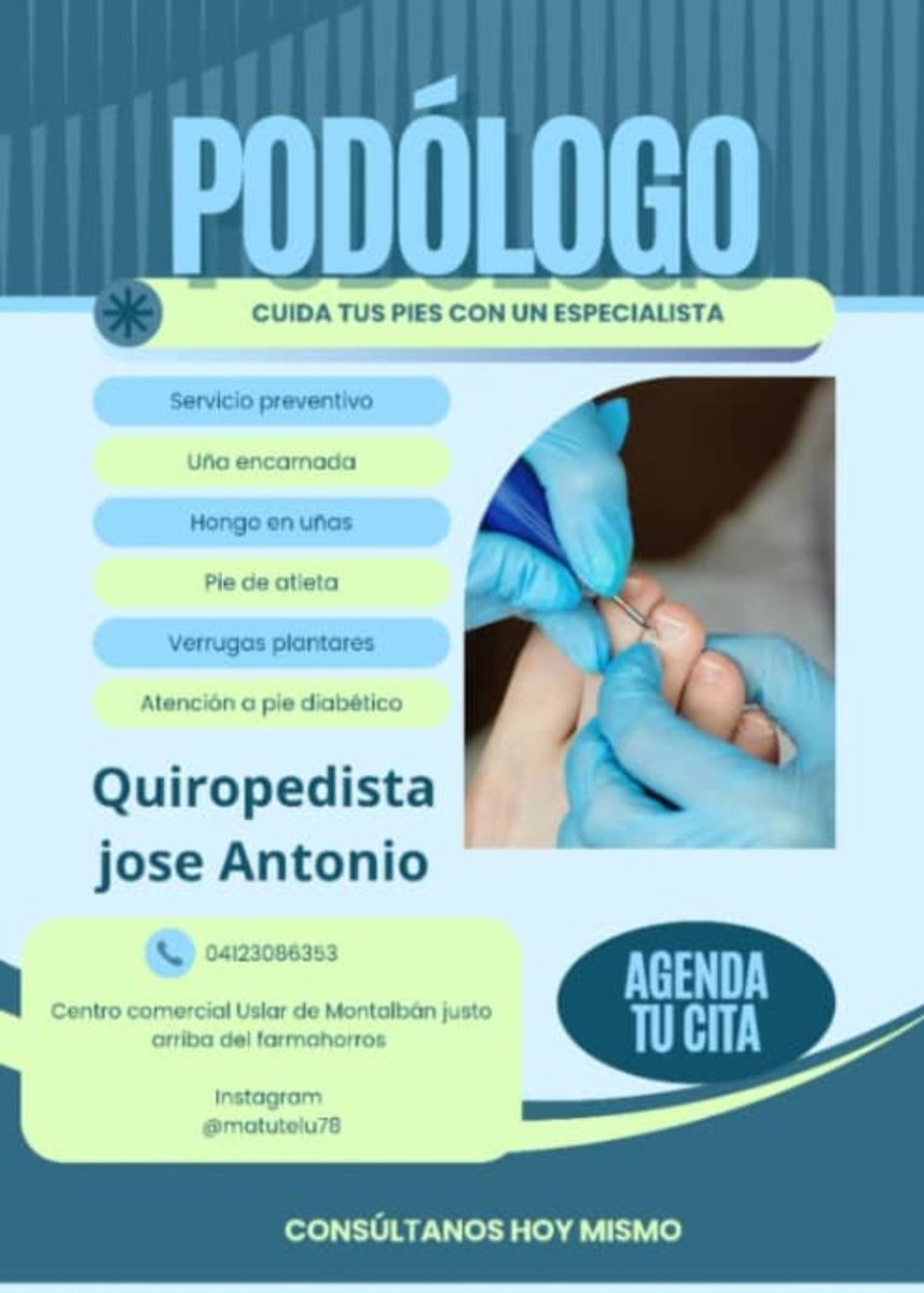 Los sábados también son de podologo o quiropedista con jose antonio agenda tu cita