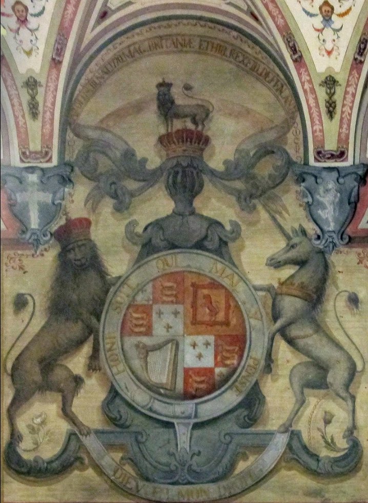 Steven Robb (@stevenmrobb) on Twitter photo The Arms of King Charles III (no not that one) in the Palazzo di San Clemente in Florence.   Charles Edward Stuart bought the palace in 1777 living there until 1785.  The Latin motto states 'Charles III, born 1720, King of Great Britain and Ireland, Defender of the Faith, 1766. The Arms of King Charles III (no not that one) in the Palazzo di San Clemente in Florence.   Charles Edward Stuart bought the palace in 1777 living there until 1785.  The Latin motto states 'Charles III, born 1720, King of Great Britain and Ireland, Defender of the Faith, 1766.