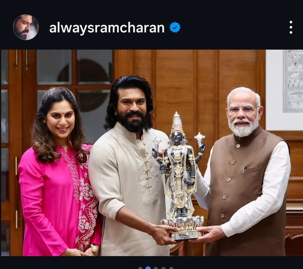 No__negativtyxd's tweet image. Picture of the day 😍 #modiji 
#RamCharan