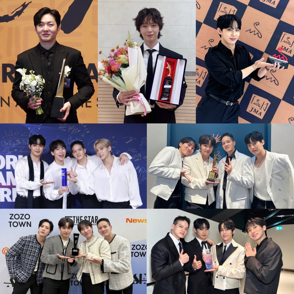 BTOB Awards 2025 (as of October)

Group:
🏆 Vocal Group of The Year Grand Prize
🏆 Best Vocal Group Award
🏆 Special K-pop Award
🏆 Listener's Choice Award

Changsub:
🏆 Best Male Vocal
🏆 Best Web Variety MC

Hyunsik:
🏆 Music Video Award

Sungjae:
🏆 Top Excellence Acting Award