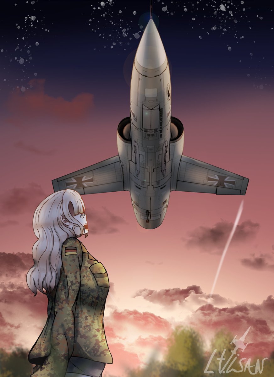 Lewd-Tenant Isan (@lewdtenant_isan) on Twitter photo =Stars overhead=
Smol-Beins watching a starfighter take off in the sunset glow for this weeks #StarfighterSaturday
-
-
-
#Animeart #AviationArt #Anime =Stars overhead=
Smol-Beins watching a starfighter take off in the sunset glow for this weeks #StarfighterSaturday
-
-
-
#Animeart #AviationArt #Anime