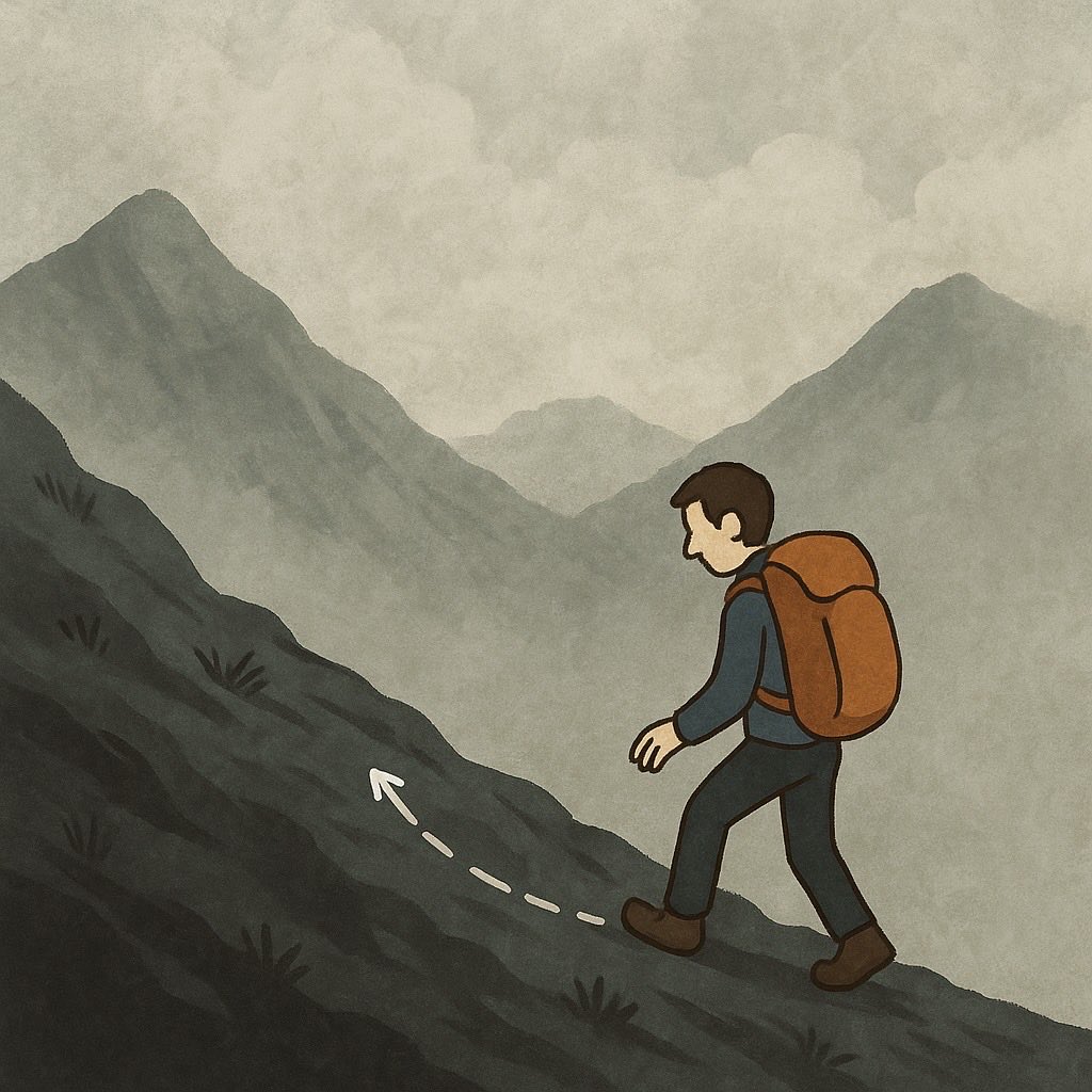DrAlmars's tweet image. Imagine you’re standing on a mountain in the fog.

You want to reach the lowest point (the valley).

You can’t see far, but you can feel which direction goes downhill.

So you take small steps in that direction 

that’s gradient descent in #ML