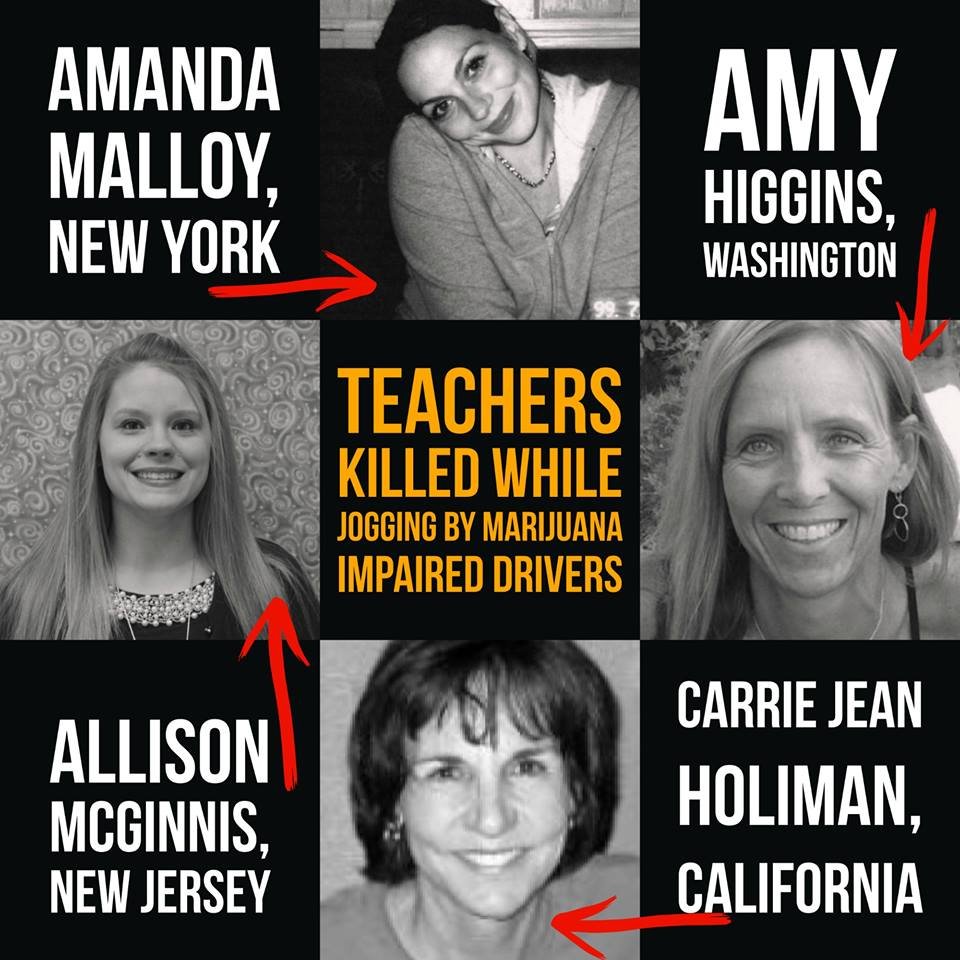 PoppotNewYork's tweet image. We honor the teachers killed by stoned drivers.  #DUI #cannabis