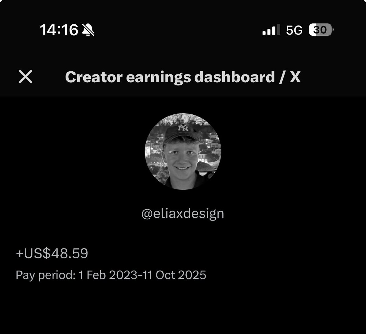 No clue why but somehow X decided to pay me now 🤩