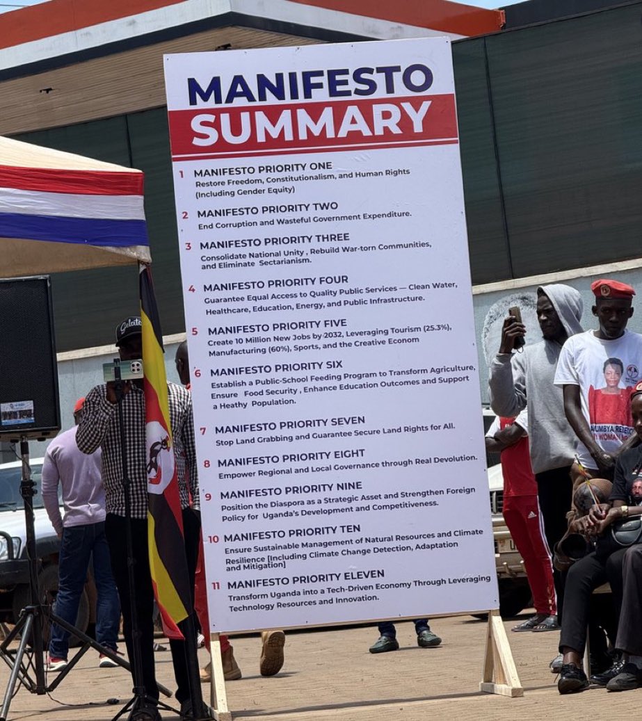 cbsfm_ug's tweet image. Ennyingo enkulu mu manifesito y&apos;ekibiina kya National Unity Platform (NUP), kwe kigenda okutambuliza gavumenti, ssinga Robert Kyagulanyi Ssentamu Bobi Wine amala n&apos;awangula okulonda kwa bonna mu 2026. #CBSFMUpdates.