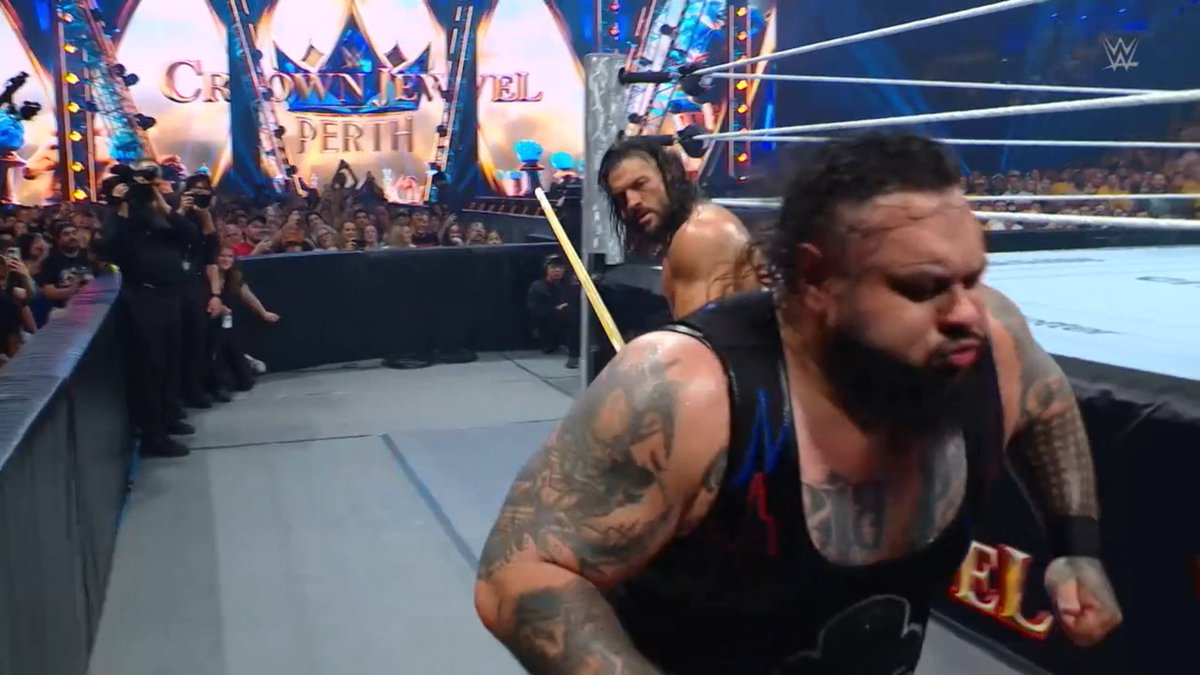 RomanRSource's tweet image. #RomanReigns #RomanEmpire #TheOTC #OTC #TribalChief #WWE #WWECrownJewel