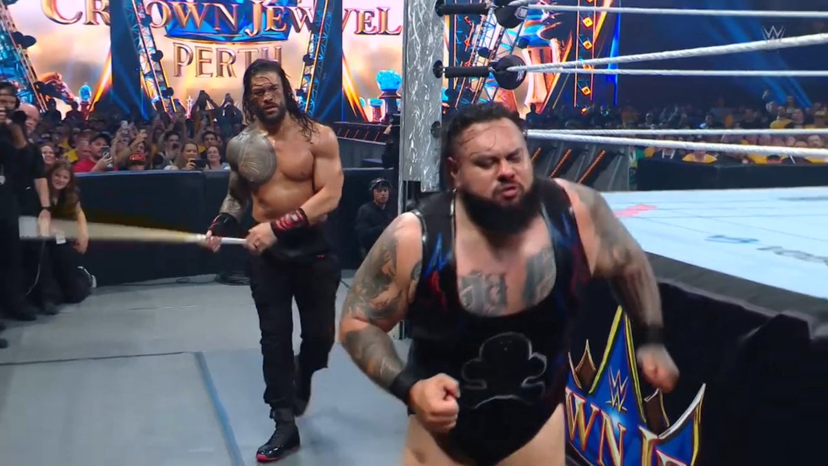 RomanRSource's tweet image. #RomanReigns #RomanEmpire #TheOTC #OTC #TribalChief #WWE #WWECrownJewel
