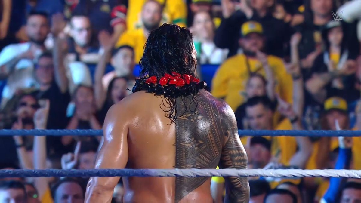 RomanRSource's tweet image. #RomanReigns #RomanEmpire #TheOTC #OTC #TribalChief #WWE #WWECrownJewel
