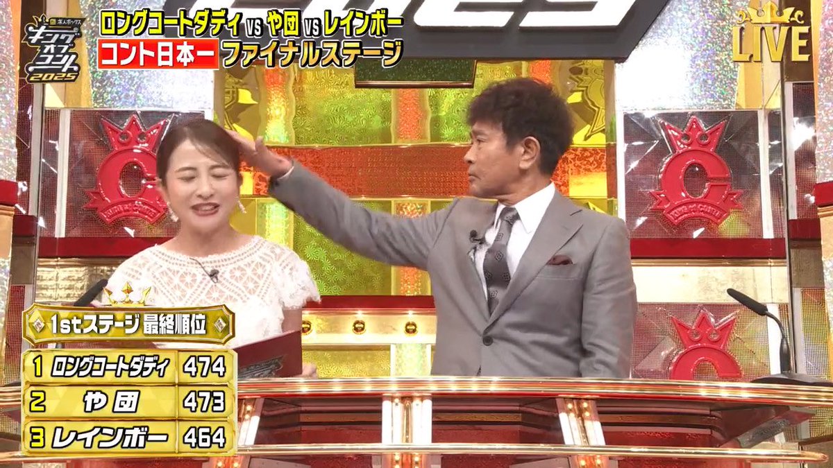 mirai_step123's tweet image. これ絶対にネットニュースなると思った、、

#キングオブコント

浜田雅功、KOC生放送で言い間違いの女性アナに容赦ナシ　視聴者も反応「しばいたw」「コンプラ上等」(ENCOUNT)
#Yahooニュース
news.yahoo.co.jp/articles/3cf3f…