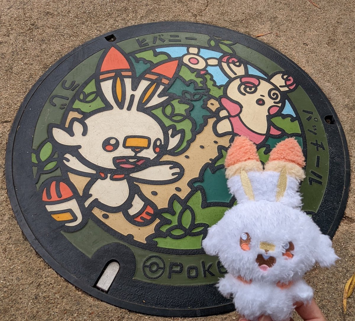soumatan_1202's tweet photo. 【拡散希望】
落し物 迷子 ポケモン ぬいぐるみ ヒバニー ポケピース

ボールチェーンが外れぬいぐるみを落としてしまいました。10/11㈯ 15時～16時頃に河原町の商店街〜ポケセンキョウトの間の地下で落としたと思われます。拾われた方やお心辺りのある方いらっしゃいましたらご一報頂けますと幸いです https://t.co/HxPT8qQ9sc