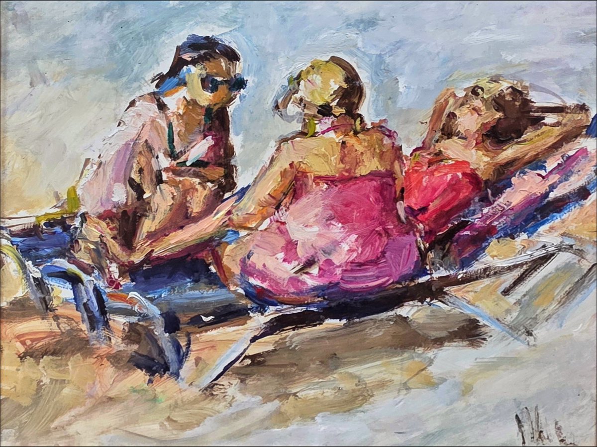 k_pawlowska's tweet image. #GoodAfternoon, wishing You a happy #weekend 😊

For #SaturdayArt I have the Mieke van Zundert&apos;s works from the #beach series, which can be seen in &quot;The Solem Gallery&quot; in #Gniewino🇵🇱 

And #SongOfTheDay is &quot;Take Me To The Beach&quot;🎶, a bit nostalgic considering today&apos;s weather 😉🤷‍♀️…