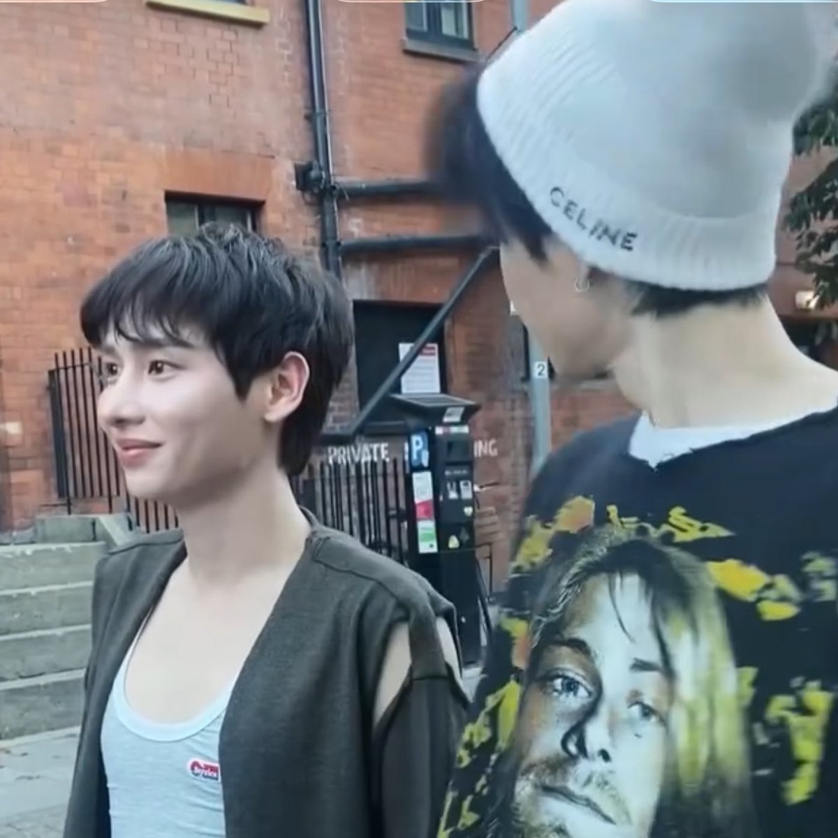 jumpapol's tweet image. literally 10 years of being partners and gun still can’t hold a goddamn eye contact with off without getting shy