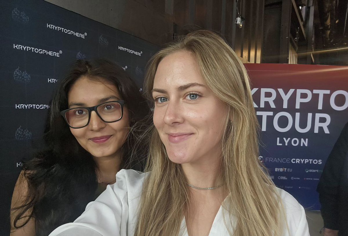 cryptotaboo_xyz's tweet image. our team is at krypto tour lyon, are you?
