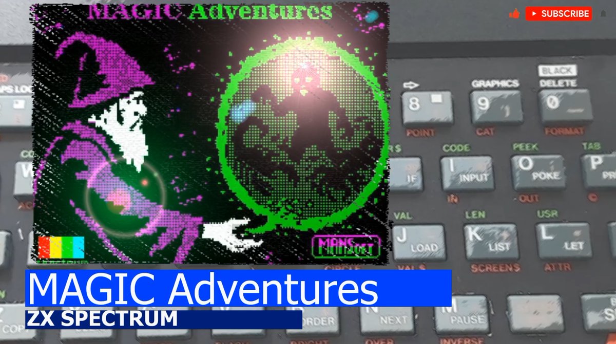 SabermanYT's tweet image. ZX Spectrum -=MAGIC Adventures=-
youtube.com/watch?v=X6fqjZ…
#zxspectrum #sinclair #retronews #retrocomputing