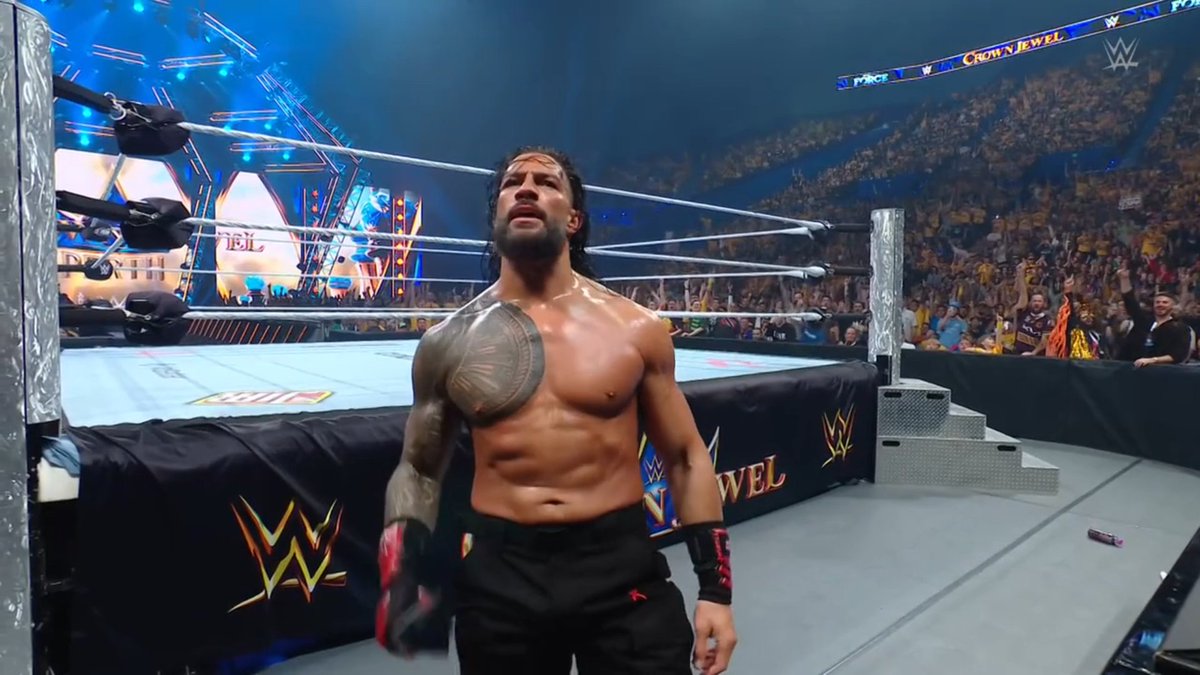 RomanRSource's tweet image. #RomanReigns #RomanEmpire #TheOTC #OTC #TribalChief #WWE #WWECrownJewel