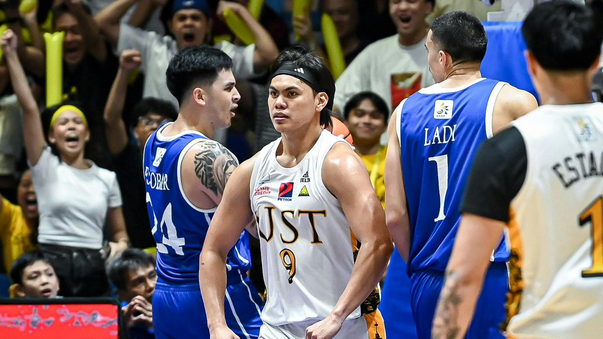 GRIT. GUTS. GAME OVER 🐯

In the first triple-overtime game of UAAP Season 88, the UST Growling Tigers overcame the Ateneo Blue Eagles and their home crowd. They improve to 4–1 and share the top spot with the NU Bulldogs.

#UAAPSeason88

onesports.ph/uaap/article/3…