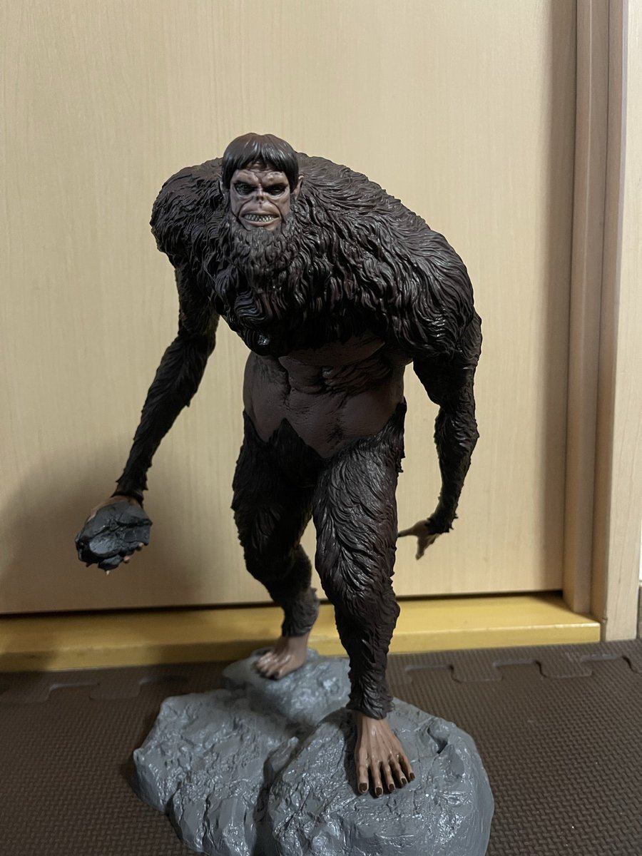 harucha_koe's tweet image. 一番くじのフィギュア〜

朝から早起きしたよー

写真撮ったのでよかったら！迫力がすごいっ
#一番くじ 
#進撃の巨人 
#通話相手募集中 
#依存相手募集中