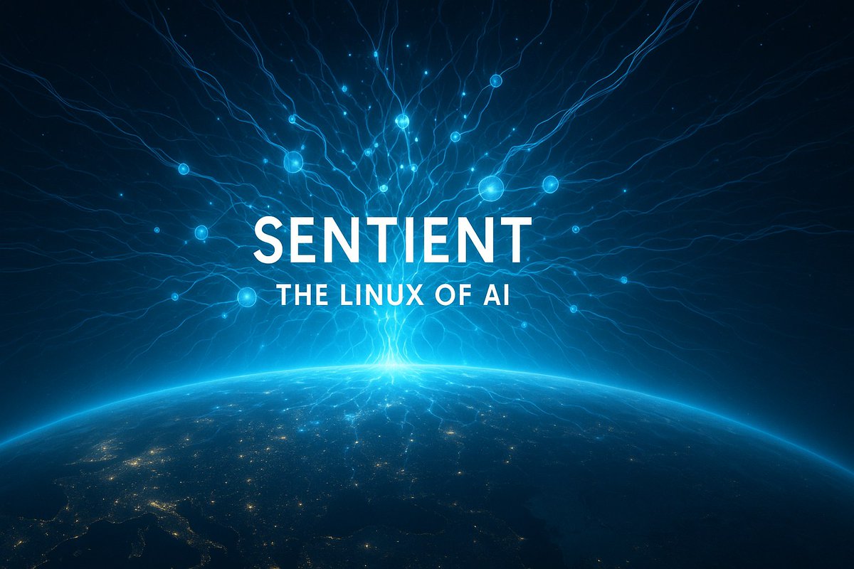 art87muz's tweet image. @SentientAGI 

Open-source built the Internet.

Now it’s building AI.

Sentient is like Linux-but for intelligence.

A system made by people, not corporations. 

#sentient  #OpenSourceAI #AIRevolution  #Web3 #SentientAGI