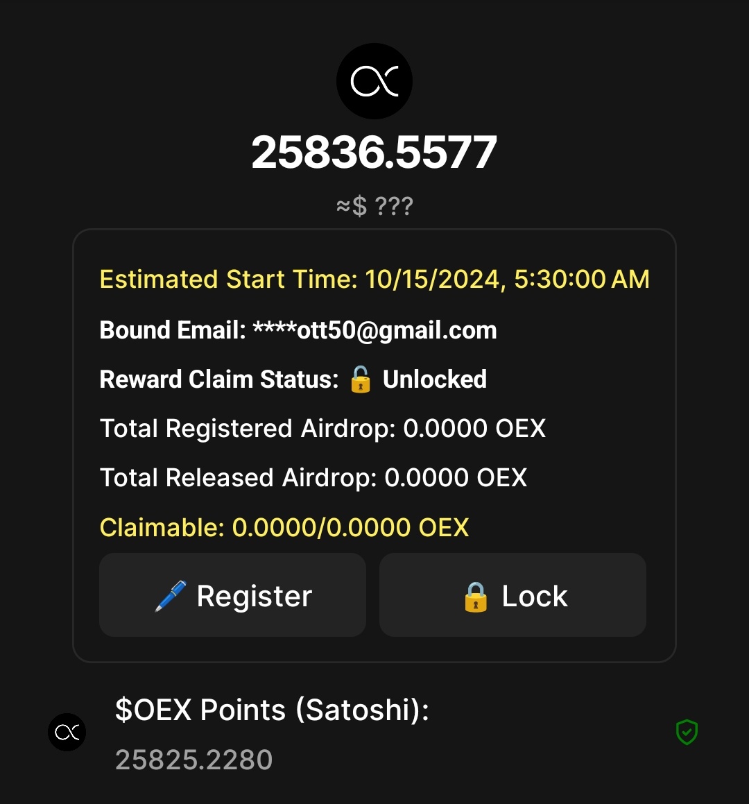Satoshi_Parodi's tweet image. Are Your Satoshi Mined Airdrop $OEX Showing in OEX Wallet ?

1. Yes
2. No

Like ❤️  |  Repost  🔄  |  Comment 🖍️

#SidraFamily #Airdrop $PI $ICE #CORE