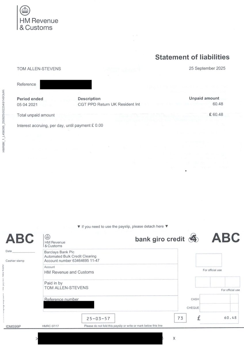 This is surely a scam ⁦⁦<a href="/HMRCcustomers/">HMRC Customer Support</a>⁩? I go onto my self assessment account &amp; there’s no tax to pay. If this isn’t a scam this is a shameful way to go about dealing with your customers. Do better