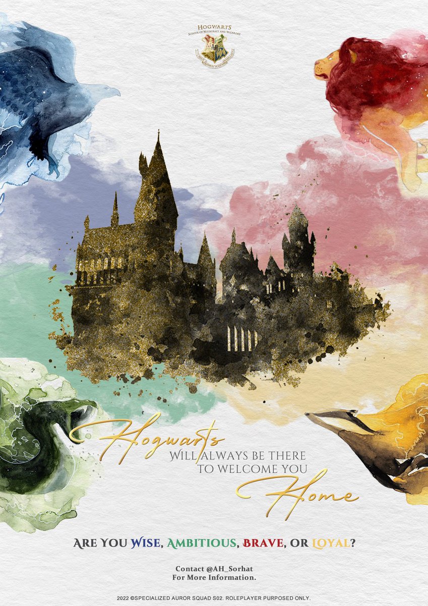 We are pleased to announce that Hogwarts is now accepting new student enrollments until October 18th, 2025 at 19.30 UTC+7. Please review the following guidelines. We look forward to welcoming you to the castle!

1. bit.ly/AH-WritersGuide
2. bit.ly/AH-Registration