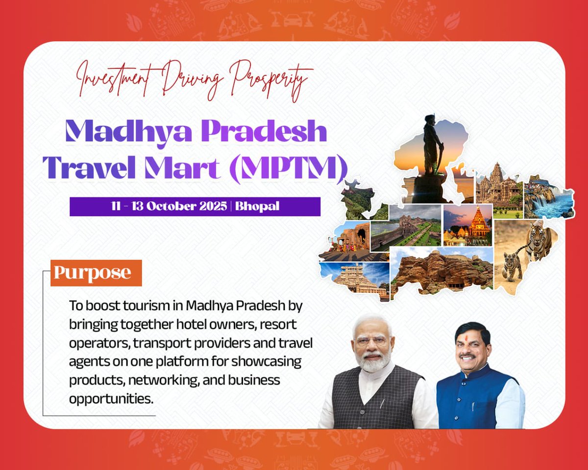 MissAdaaGupta's tweet image. Sab log aapke kam se bahut khush hain aap log Hamare liye bahut Achcha kam kar rahe

#MPTourismHub