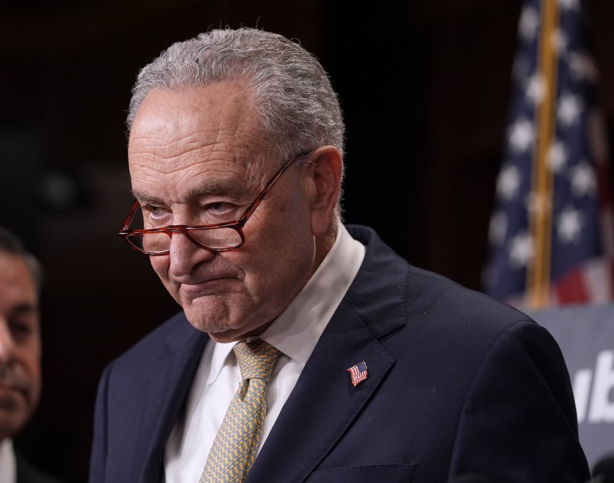 🚨BREAKING: President Trump says he WILL NOT cave to Chuck Schumer’s demands of $1 TRILLION for transgender surgeries for minors and healthcare for illegals — even if it prevents a shutdown.

Does Trump have your full support on this? 

YES or NO?

IF Yes, Give me a THUMBS-UP👍!