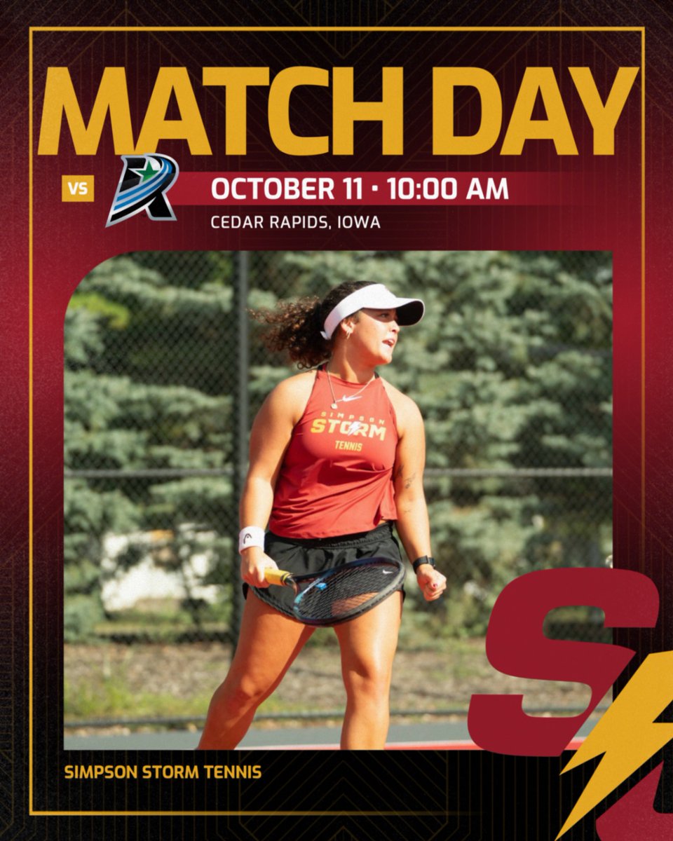 Back to it then!

🆚 A-R-C Individual Championship
🕐 10:00 a.m.
📍 Cedar Rapids, Iowa

#rollriversWTN #d3tennis
