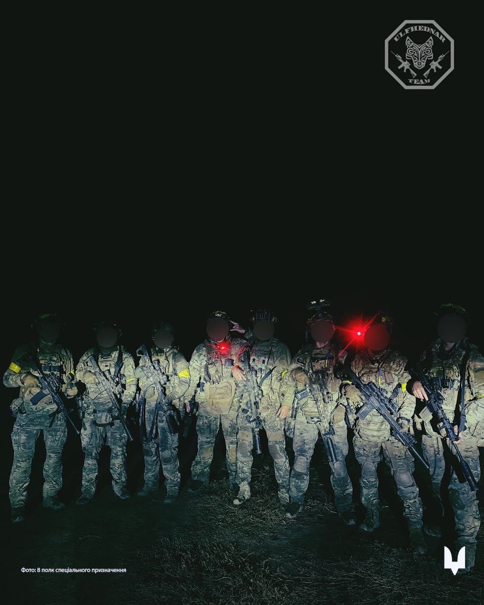 SOF_UKR's tweet image. Kharkiv direction, Ukrainian SOF operators from 8th Regiment after successful combat mission, October,2025.