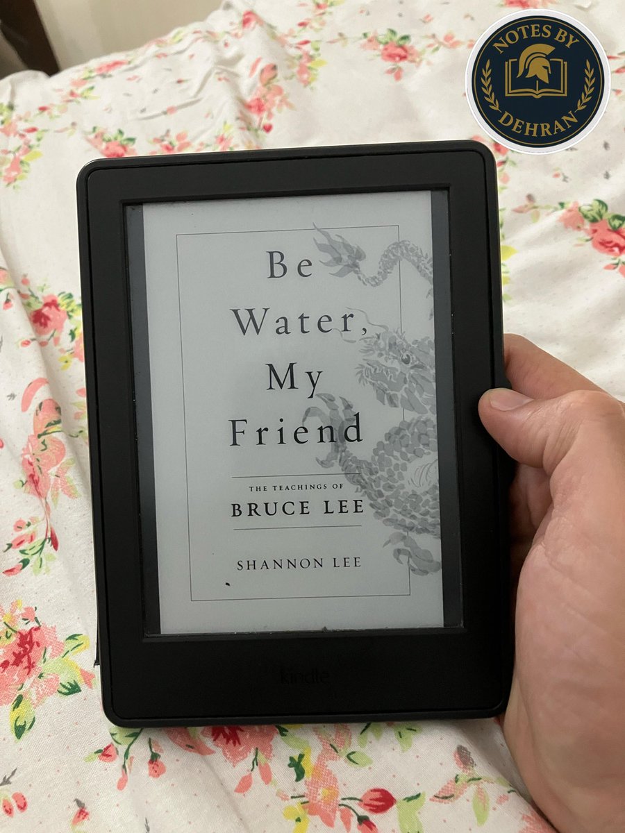 DehranNotes's tweet image. “Be Water, My Friend” by Shannon Lee explores the philosophical teachings and life lessons of Bruce Lee, focusing on adaptability, resilience, and the power of being fluid like water.