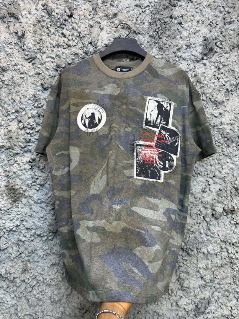 BLVCKLAMP001's tweet image. IF YOU WEAR THIS ONE , YOU NO NEED PANIC,NA SOLDIER GO DEY FEAR YOU

CAMOUFLAGE 🪖PATCHED STREETWEAR TEE ⚡️

M-XXXL‼️

🏷️35,000