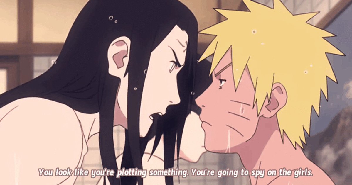 wlwsasuke's tweet image. remember when neji thought naruto was thinking about girls in next room bc of "the look on his face" when he was actually thinking about sasuke the whole time 😭
