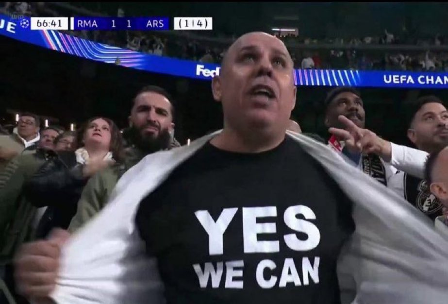 big_frankie_2k's tweet image. Funniest comments from Madrid fans before the UCL quarterfinals against Arsenal at the Bernabéu. 😭😂😂
Let’s have it.