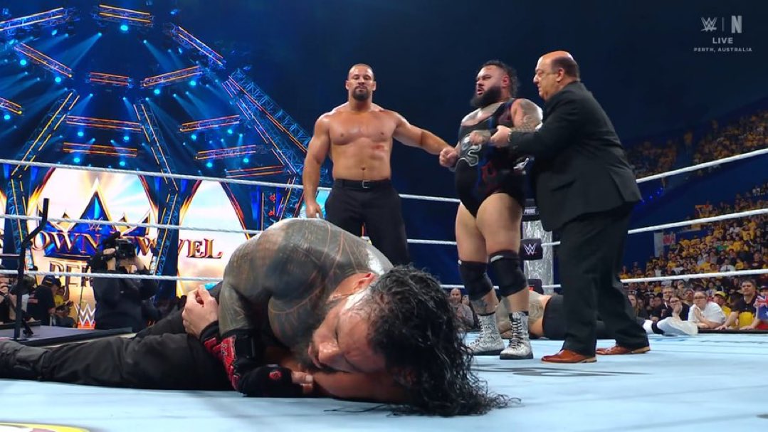 WrestleClips's tweet image. In case there was still any doubt, Bronson Reed has cemented himself as Triple H's best rehire and as a main event superstar.
What a huge win and a great decision.
#WWECrownJewel