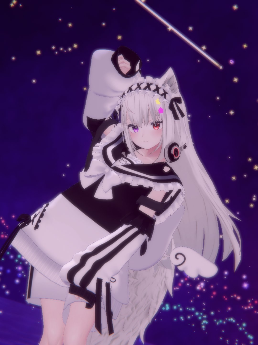 月兎-Tsukito-︎︎さま専用（原画）長き秋夜の夢【SM／水彩画／#2702