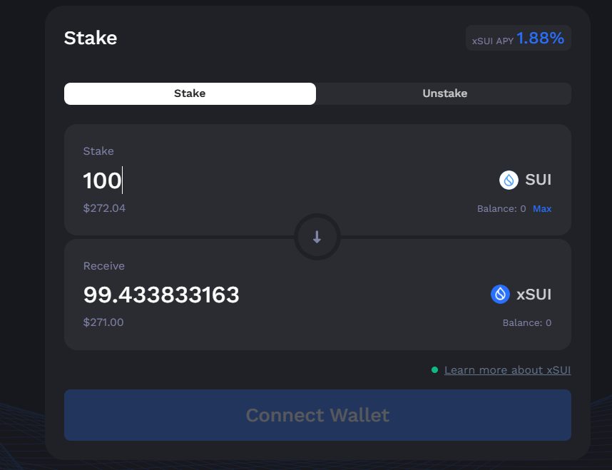 0xfaneth's tweet photo. If you have Sui a bunch you can stake on vault momentum stake $Sui  got $xSui to leverage your earning, after $xSui you can stake on platform or lend to more leverage a potential earning on Sui ecosystem. https://t.co/bMMm7sCryS