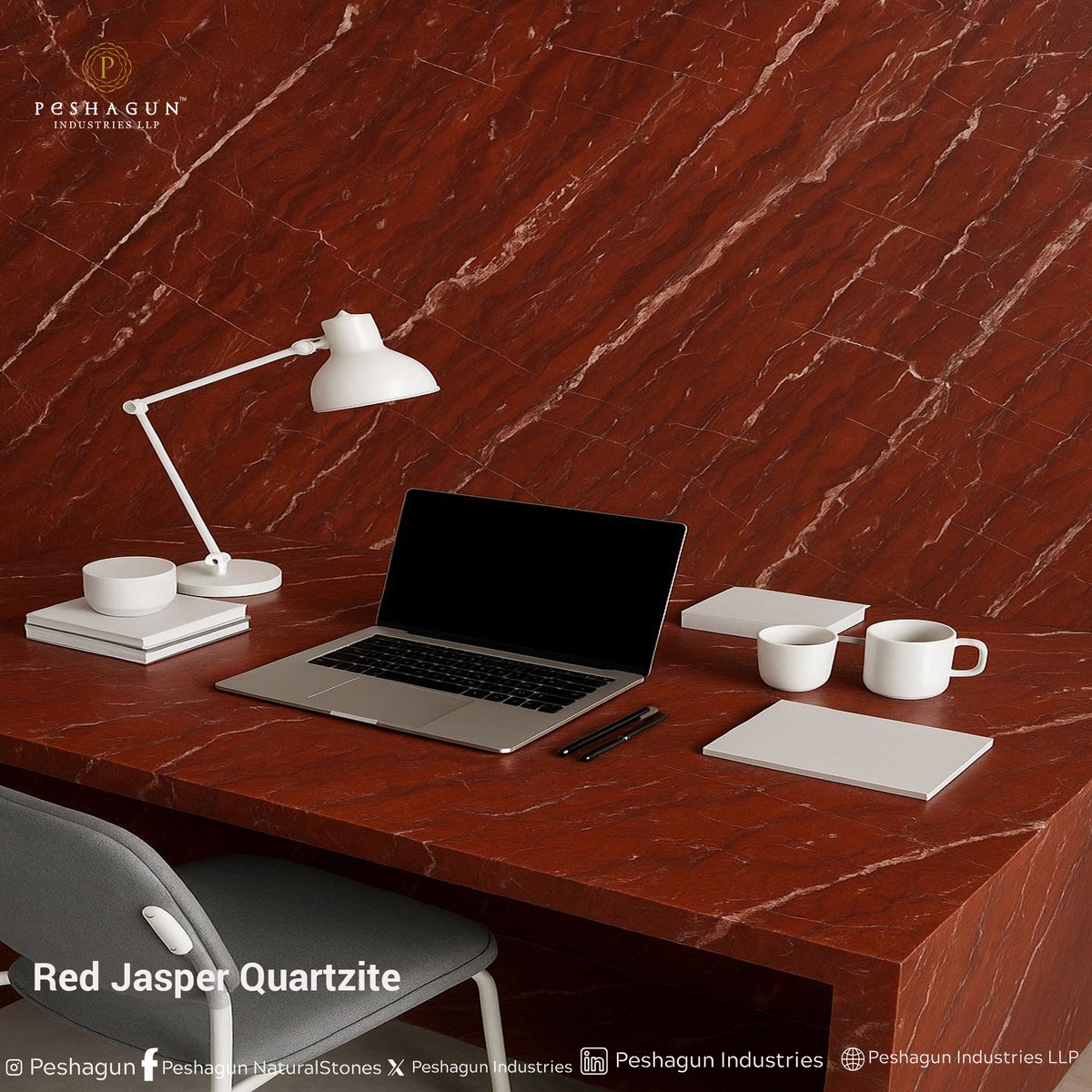 peshagun's tweet photo. Transform your workspace with the rich tones and powerful presence of Red Jasper Quartzite — where passion meets precision.

📞 Contact: 9509510369

Hashtags:
#RedJasperQuartzite #QuartziteDesign #Peshagun #PeshagunIndustries #PeshagunIndustriesDiscover #QuartziteWorkspace https://t.co/hwl8tVUxg2