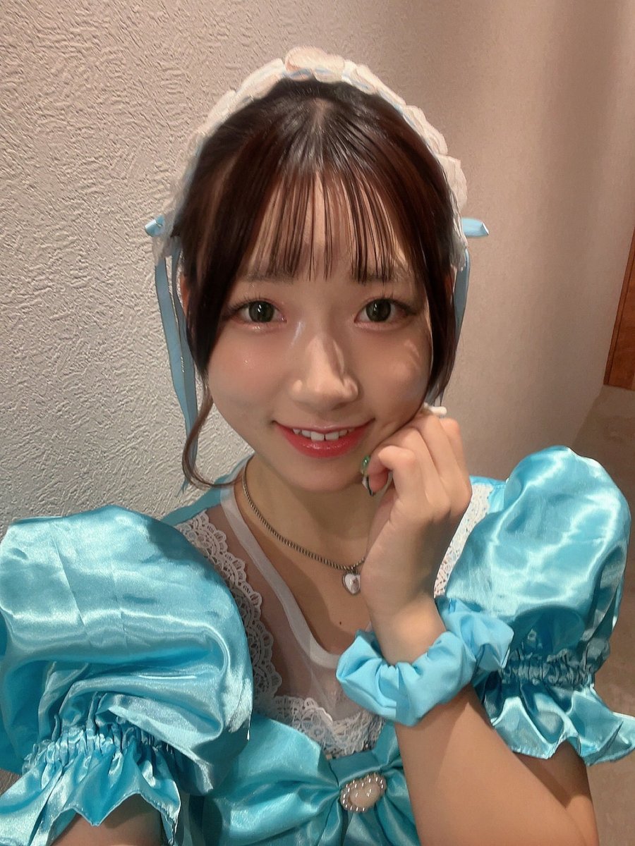 LIVEリミット！
ありがとうございました💠

久しぶりの水色衣装に
ポニーテールしたよ🐴♡

次は19日🎶