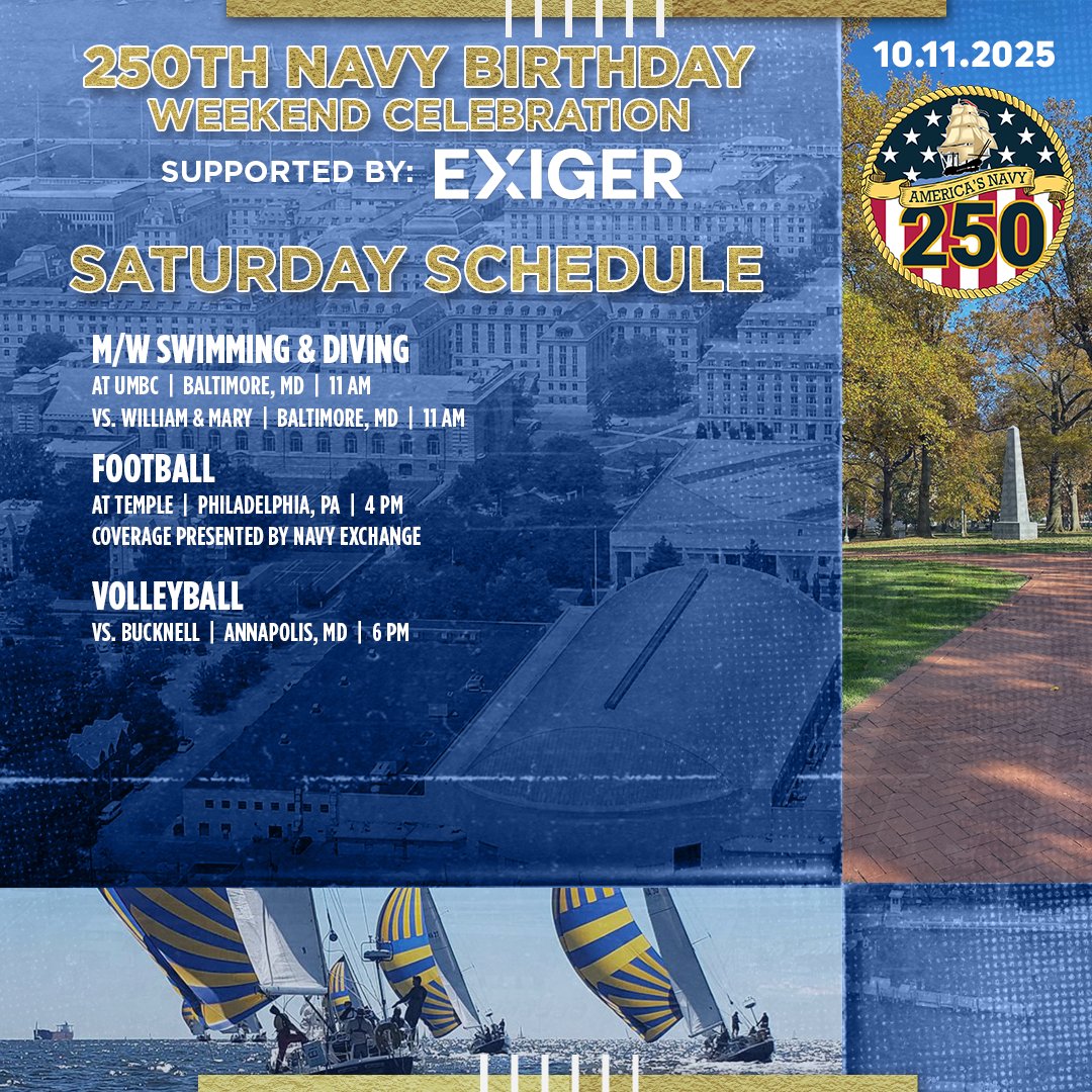 Check out all of the Navy programs in action today!

#GoNavy | <a href="/ExigerLLC/">Exiger</a>