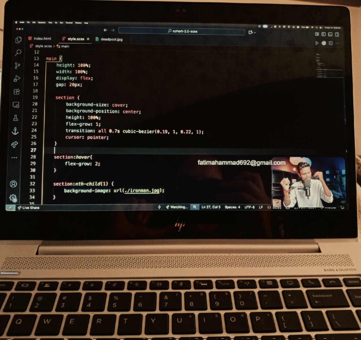 ftma_twt6's tweet image. Today’s Learning Recap🔥
✅ What is SCSS
✅ Why use SCSS
✅ Nesting in SCSS
✅ Variables
✅ Mixins
✅ Partials ( _header.scss , _footer.scss )
✅ How to compile SCSS to CSS
Feeling so good to finally understand it all✨❤️
