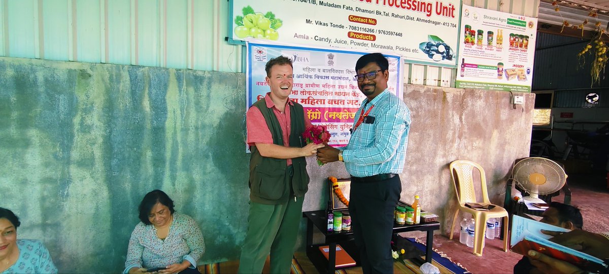MaviMaharashtra's tweet photo. Today, IFAD Consultants — Mr. Kevin Dowling (KM &amp; Communication Expert), Mrs. Gayatri Mahar (Technical Expert – GTM), and Mrs. Chitra Sawant (KM Consultant, MAVIM HQ) — visited Ahilyanagar District.The team visited Awla Candy, Jamun Juice, Jaggery Plant, (1/2) @IFADAsia https://t.co/7Zy1ZjnEBT