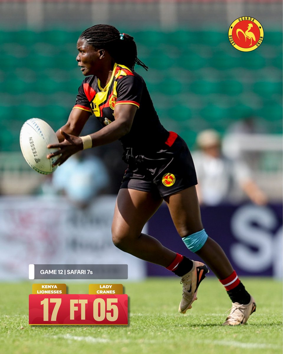 LadyCranesRugby's tweet image. A defeat against the Kenya Lionesses in Game 12 #Safari7s

#SupportRugbyCranes7s