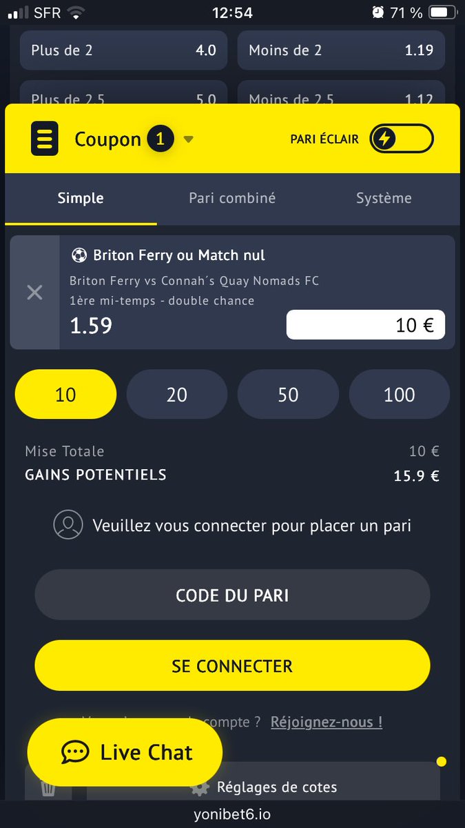 NOI7PRONOS's tweet image. Nouvelle confiance sur le VIP validé✅

1€ par mois, je le rappelle.

#TeamParieur #TeamParieurs