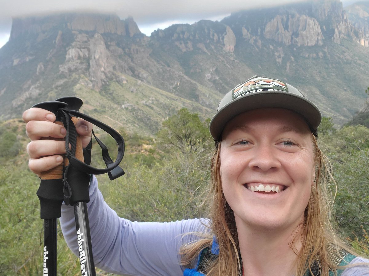 I walked around all up inside the Chisos mountains.