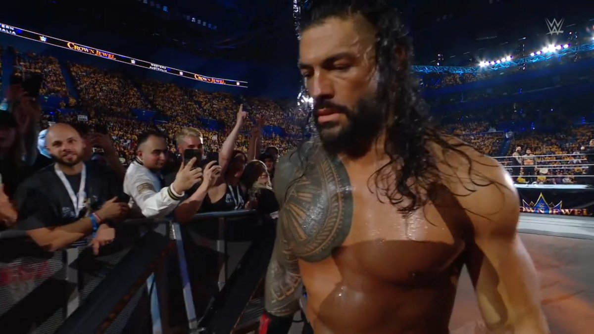 RomanRSource's tweet image. #RomanReigns #RomanEmpire #TheOTC #OTC #TribalChief #WWE #WWECrownJewel