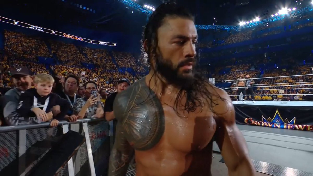 RomanRSource's tweet image. #RomanReigns #RomanEmpire #TheOTC #OTC #TribalChief #WWE #WWECrownJewel