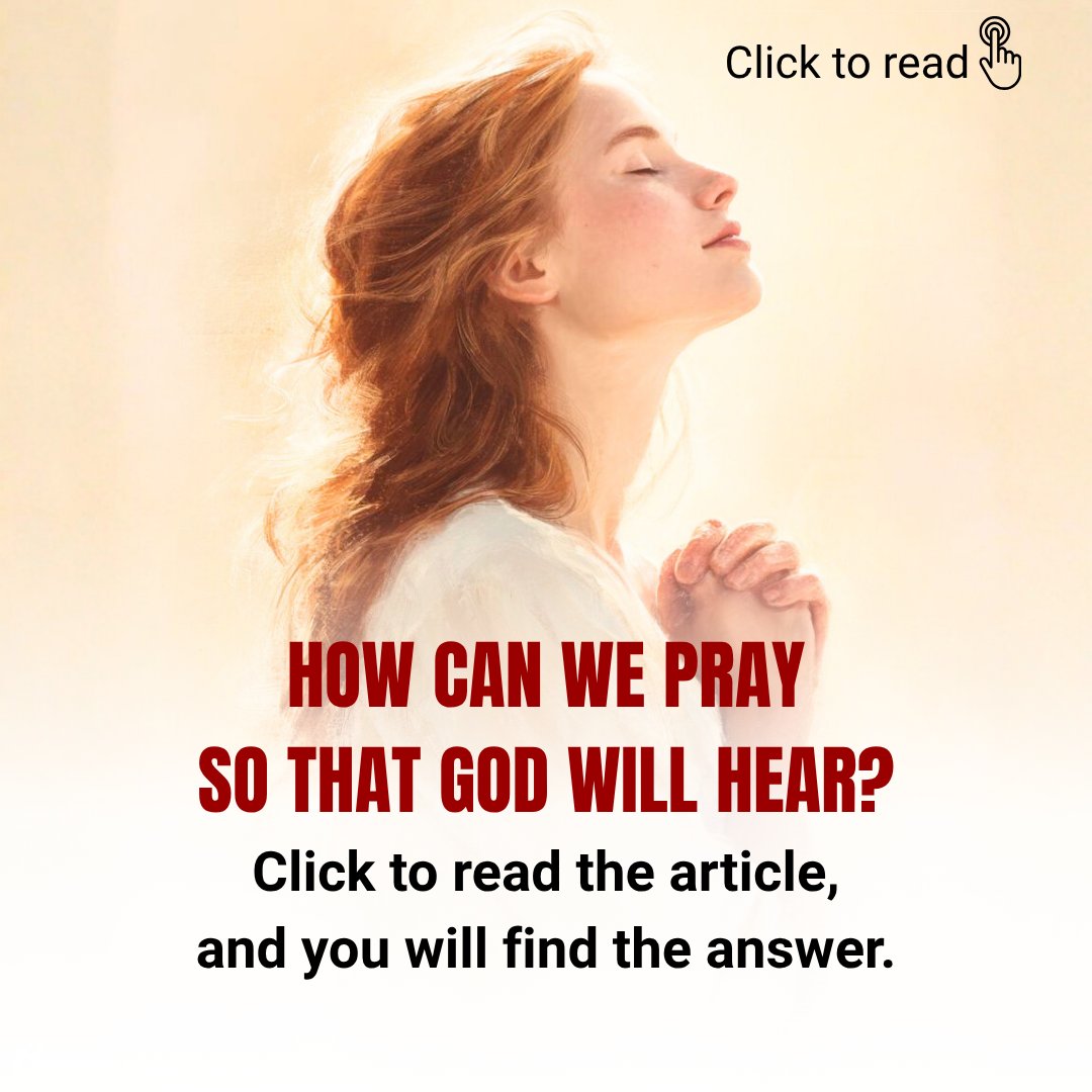 One thing troubles you, me, and everyone: How can we pray to get a response from the Lord?
Click to read 👉🔗  holyspiritspeaks.org/testimonies/th… , and 👉  m.me/lifeinspiratio… , and we will understand.
#Prayer #lisaosteencomes #ORACION