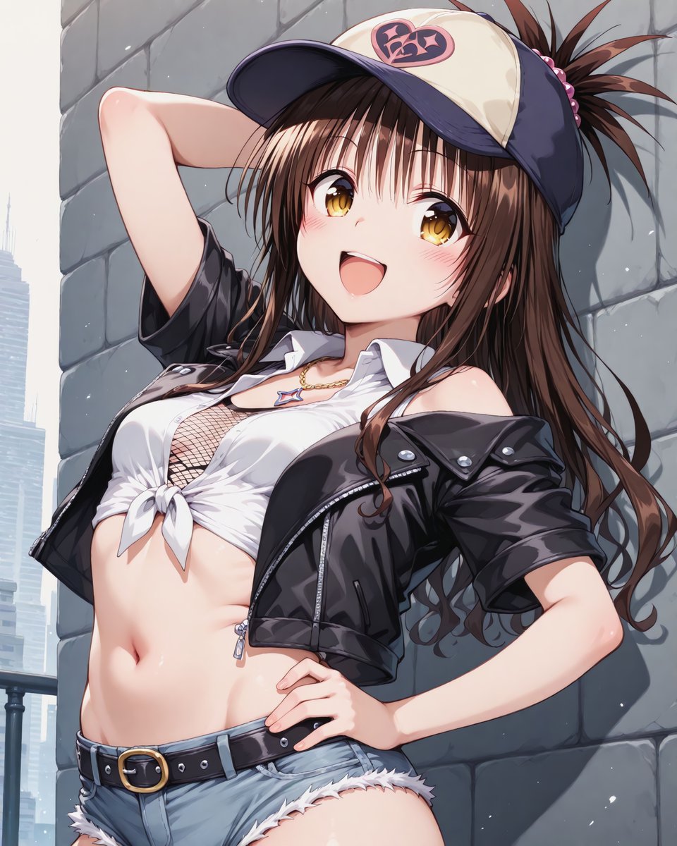 Mikoko_Neko's tweet image. モデルのポーズってあまり意識していなかったのですけど、
投稿するようになり色々なポーズを考えさせられるようになってからは、
考えられたポーズなんだな～と感心してますฅ( ˙꒳​˙ ฅ)💕

ToLOVEる / 結城 美柑  
#AIイラスト術師さんと繋がりたい 
#AIイラスト好きさんと繋がりたい 
#みこ猫ART